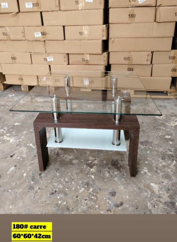 Table basse en verre moderne