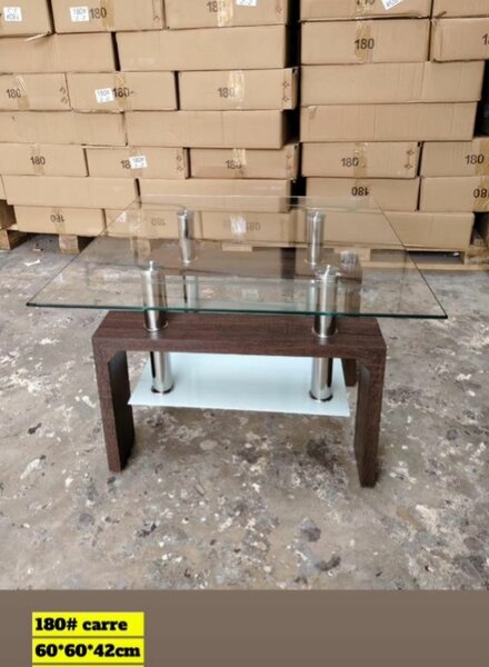 Table basse en verre moderne