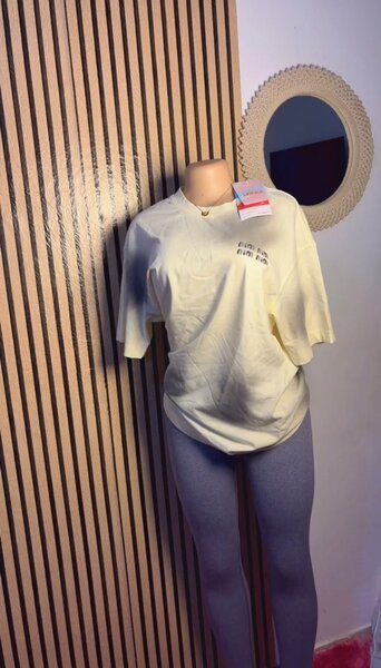 T-shirt oversize et collant