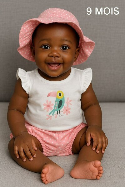 Ensemble Bébé fille 6m à 2 ans