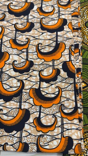 Tissu Wax Africain Coloré