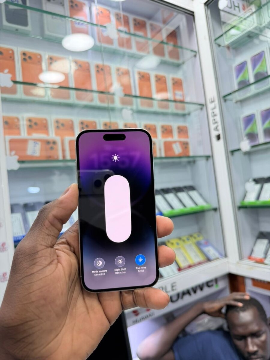 14 pro 128 Go message écran