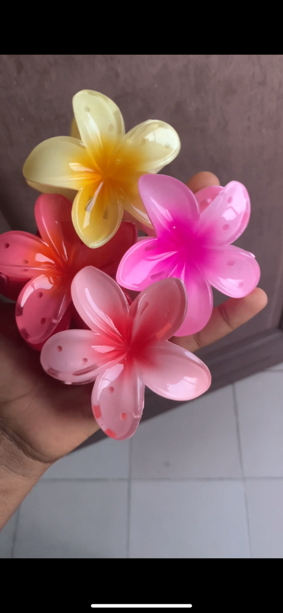 Barrette en fleur ( douzaine )