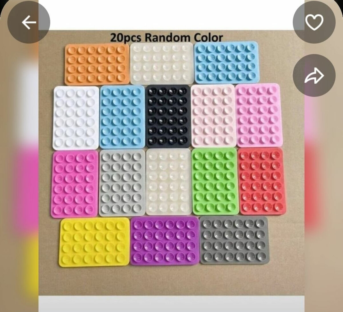 Colorful Anti-Slip Phone Pads