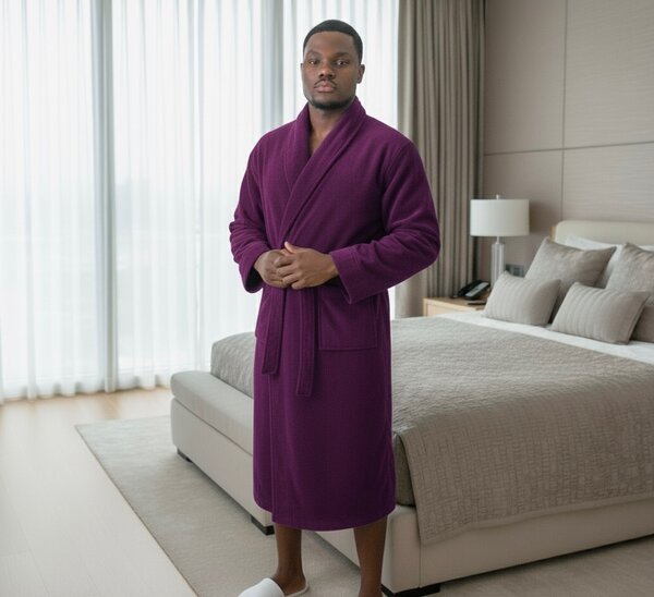 Peignoir doux pour hommes