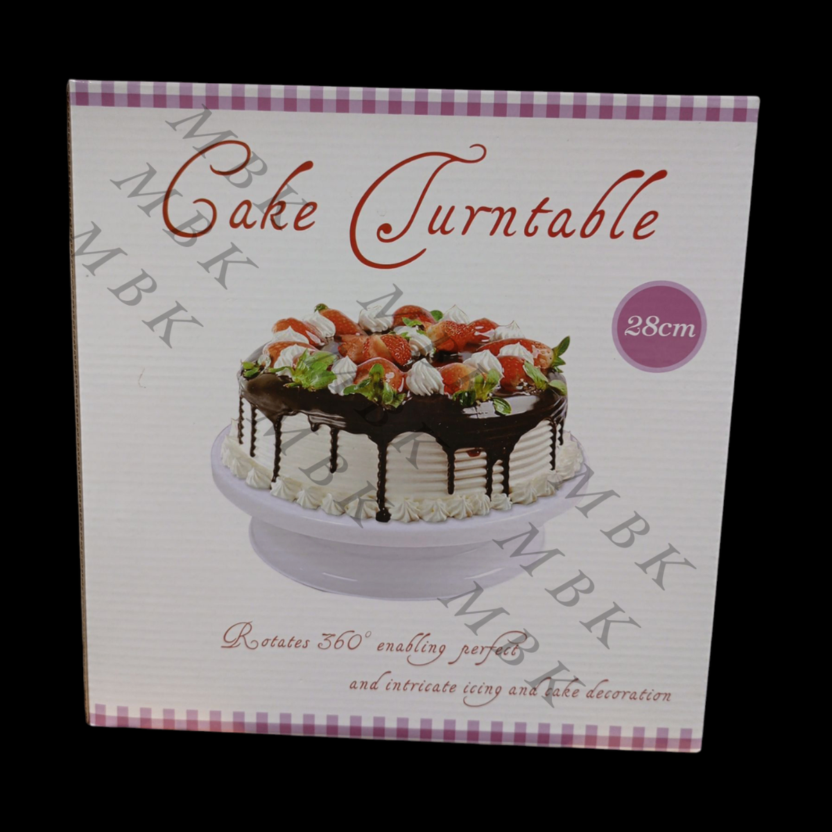 Plateau tournant à gâteau 28cm