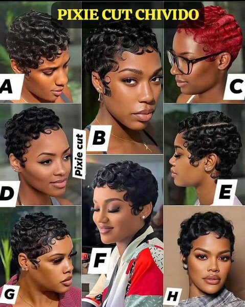 Perruque Pixie Cut Chivido