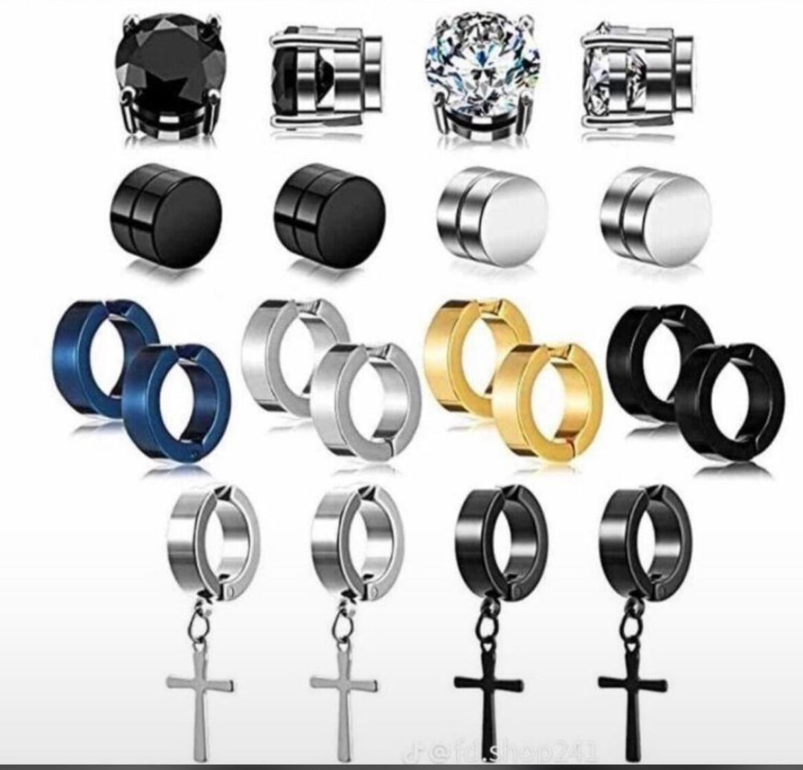 Collier Croix avec Strass