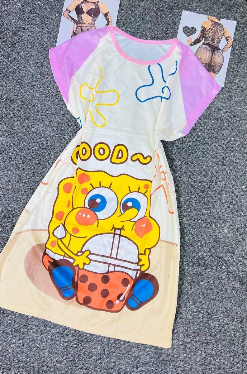 Robe à motif animation