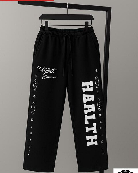 Pantalon de survêtement noir décontracté