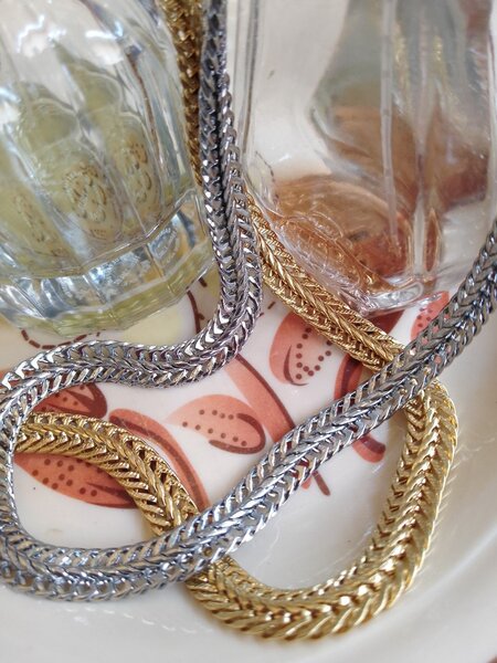 Sliver and Gold chain