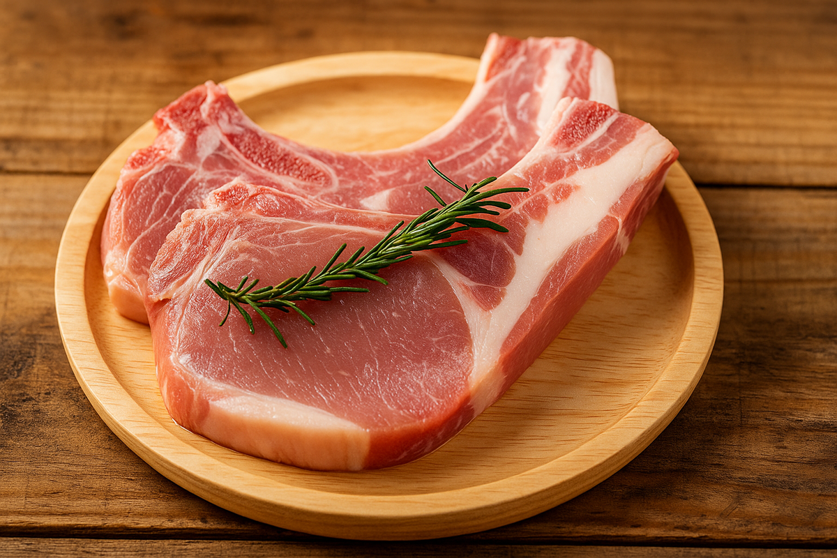 Côtes de porc local