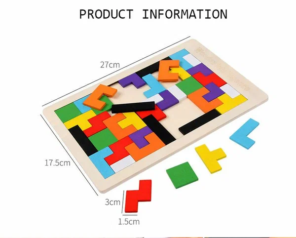 Puzzle TETRIS en bois
