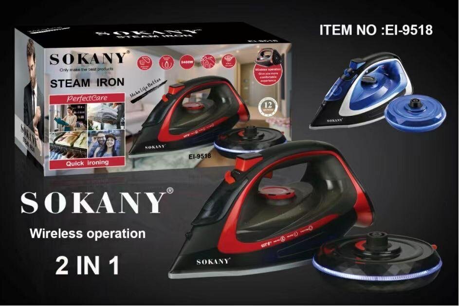 Sokany  Electric Steam Iron Spray Steam Iron Adjust Clothes