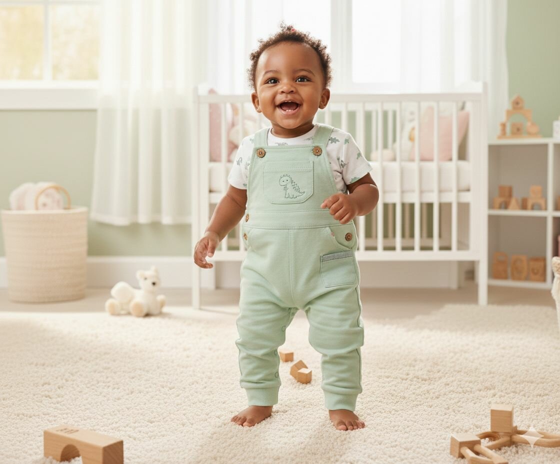 Ensemble Salopette Bébé Dino