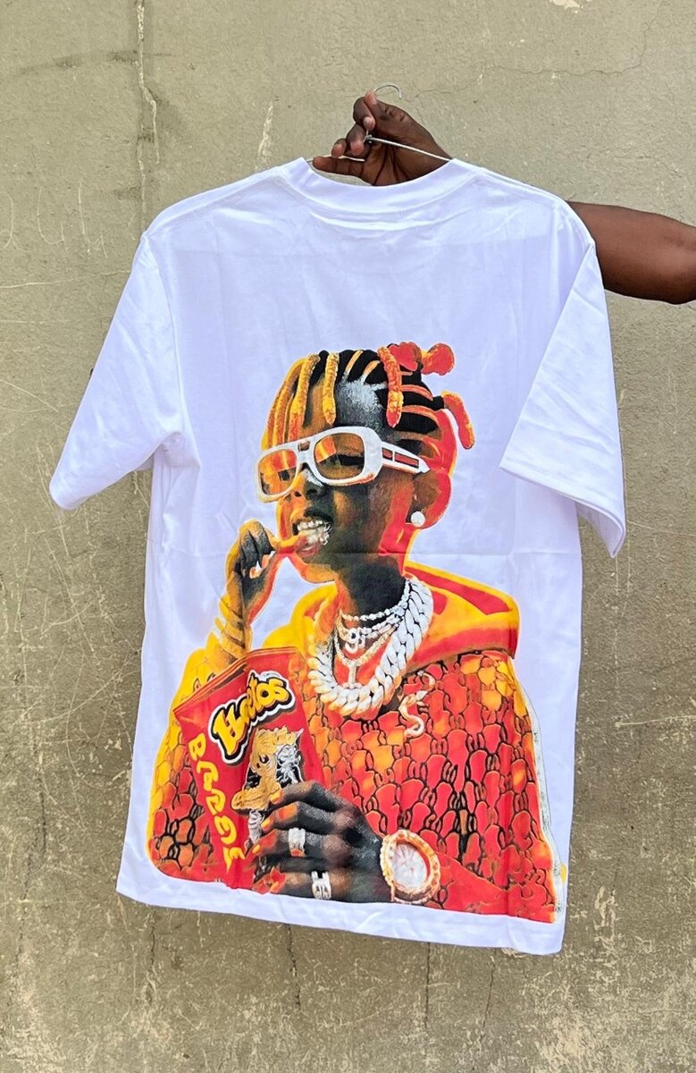 T-shirt imprimé tendance hip-hop