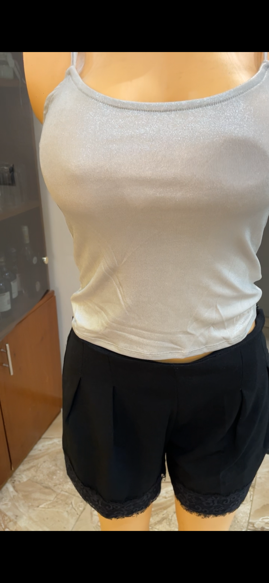 Top en satin femme élégant