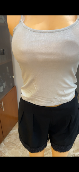Top en satin femme élégant