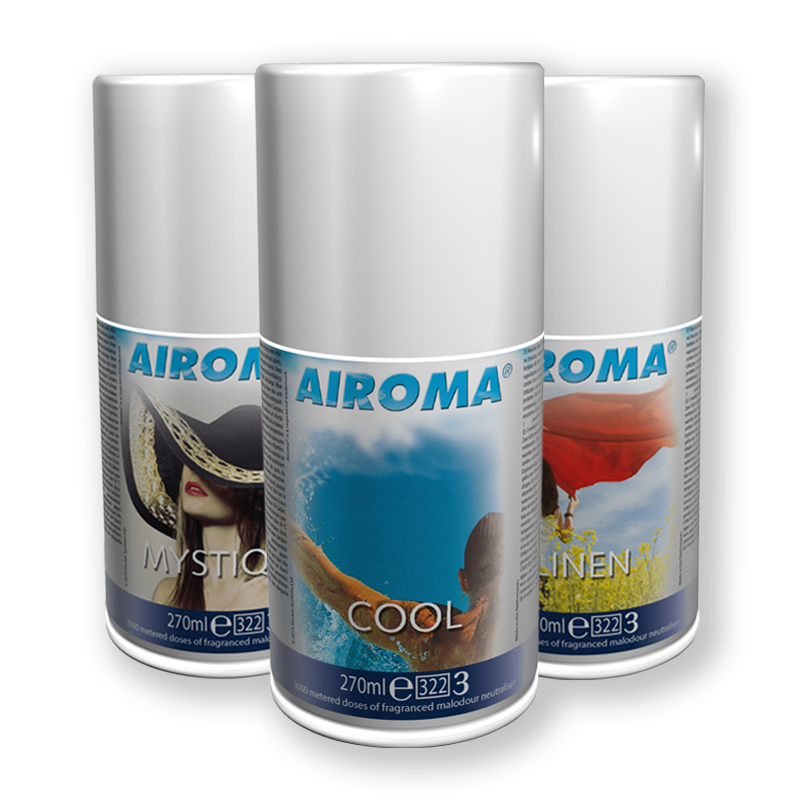 AIROMA AIR FRESHENER REFILLS ( 12 X 270 ML)