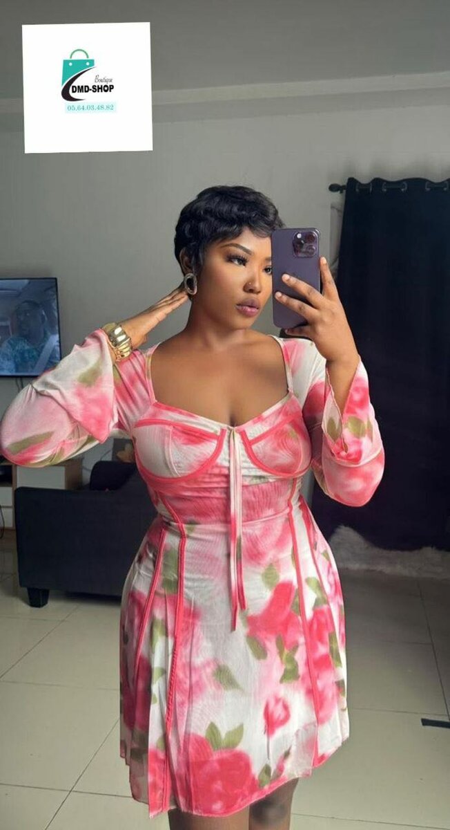 Robe florale élégante pour femmes