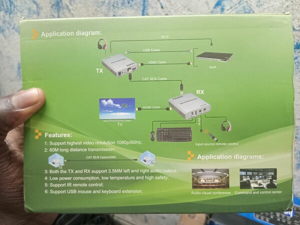 Extenseur HDMI 60M avec audio