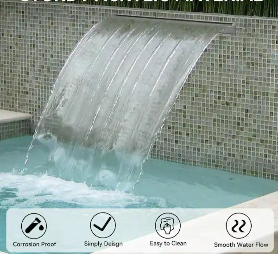 2ft Waterfall fountain blade