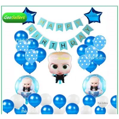 Boss Baby Birthday Theme Package for Boy’s Birthday party Decor