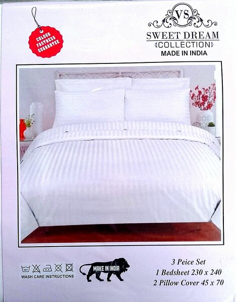 White Hotel Bedsheet Queen