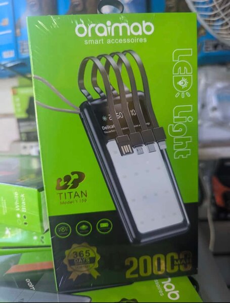 Power banks 20,000mAh and 30,000mAhYou