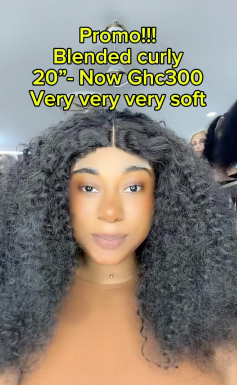 Premuim wig 4by4 lace closure curly wig.