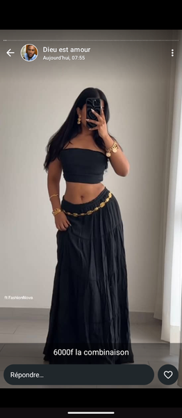 Robe Maxi Évasée Élégante