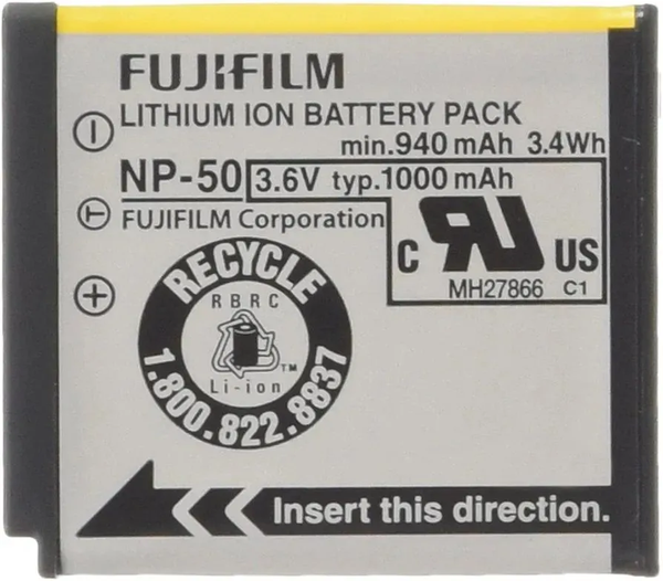 FUJIFILM NP-50 Rechargeable Lithium-Ion Battery