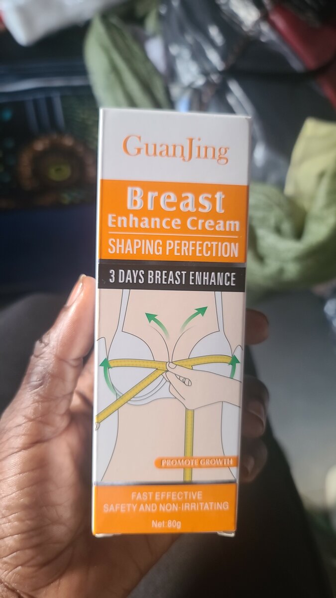 Breast enlarging cream.
