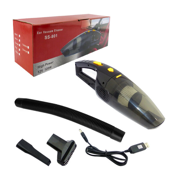 Aspirateur à main sans fil pour voiture SS-801 120 V 5 têtes