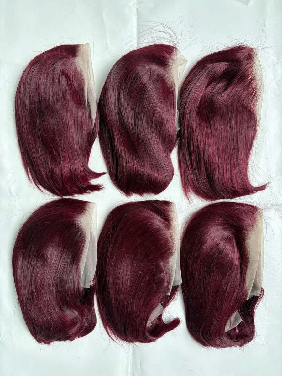 Perruque en Dentelle Teinte et Style Naturel