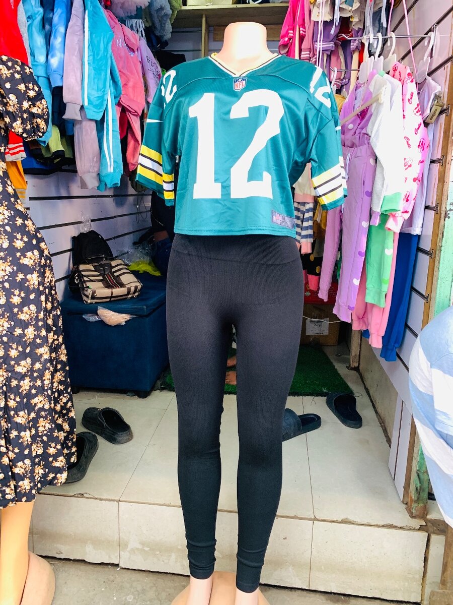 Croped baseball shirts