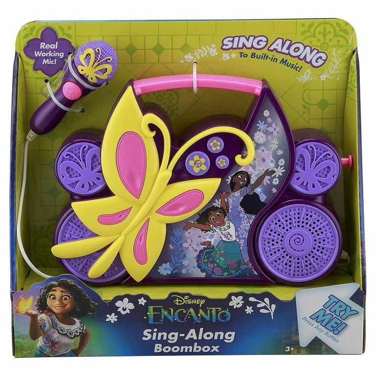 Disney Encanto Sing-Along Boombox with Real Working Micropho