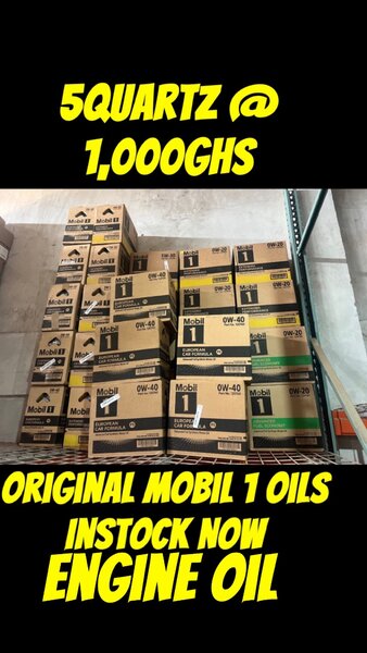 Mobil 1 Genuine engine oils 5quartz (4.7litres)