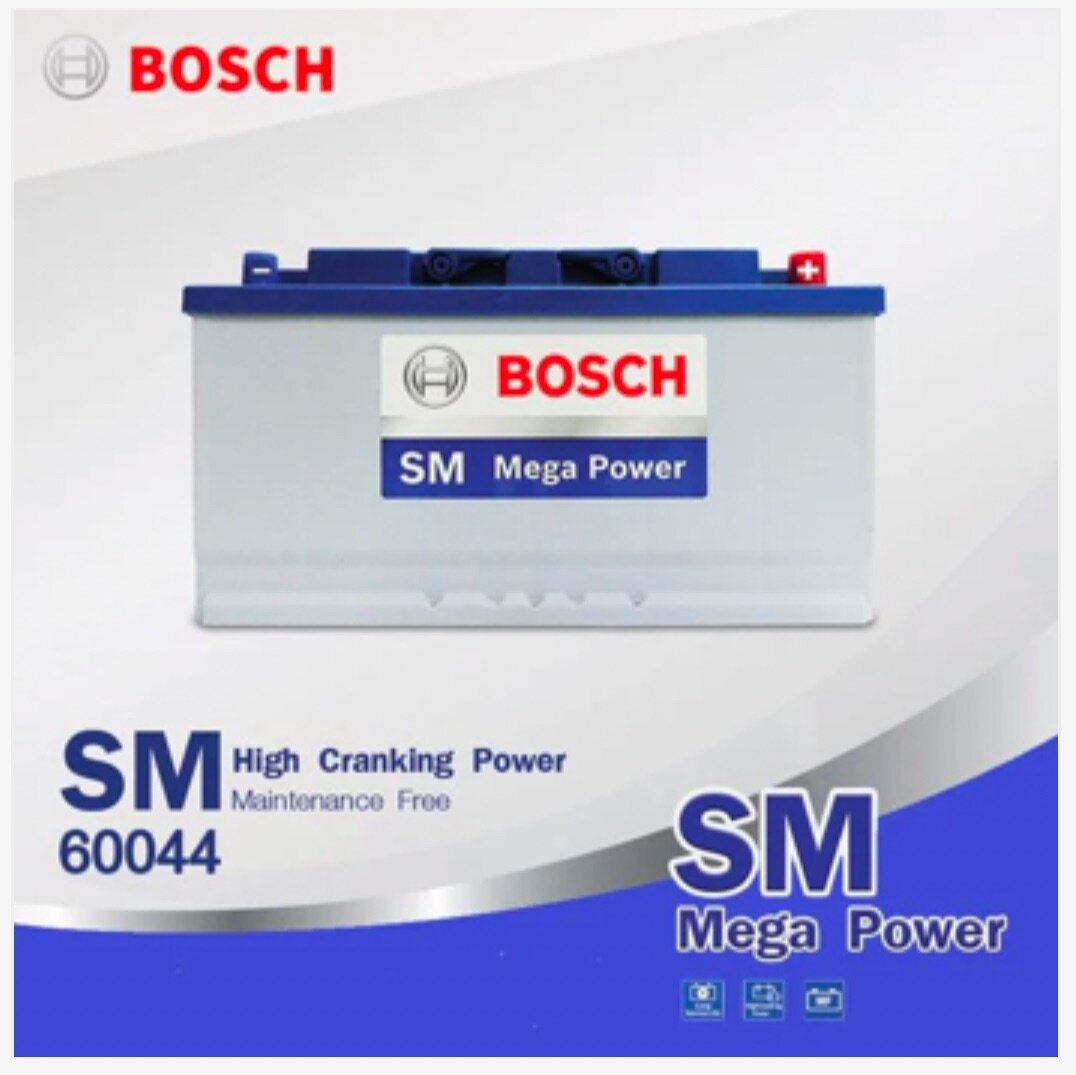 Bosch 19 Plate SM Mega Power Car Battery 100AH - 60044