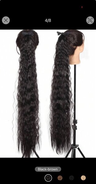 Perruque Queue de Cheval 32 Pouces