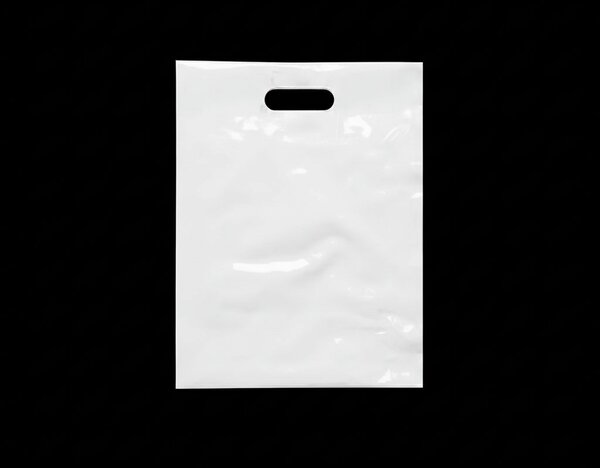 Sac en plastique blanc pratique