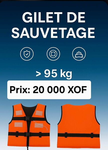Gilet de Sauvetage >95kg