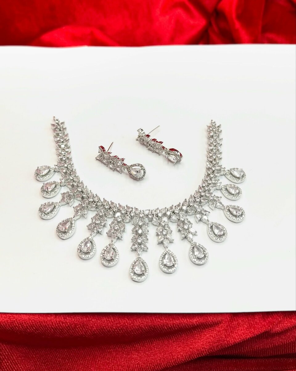 American Diamond 1 karat set
