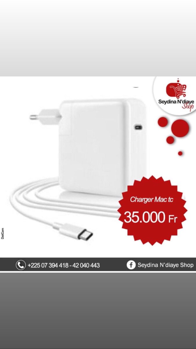 Chargeur de MacBook