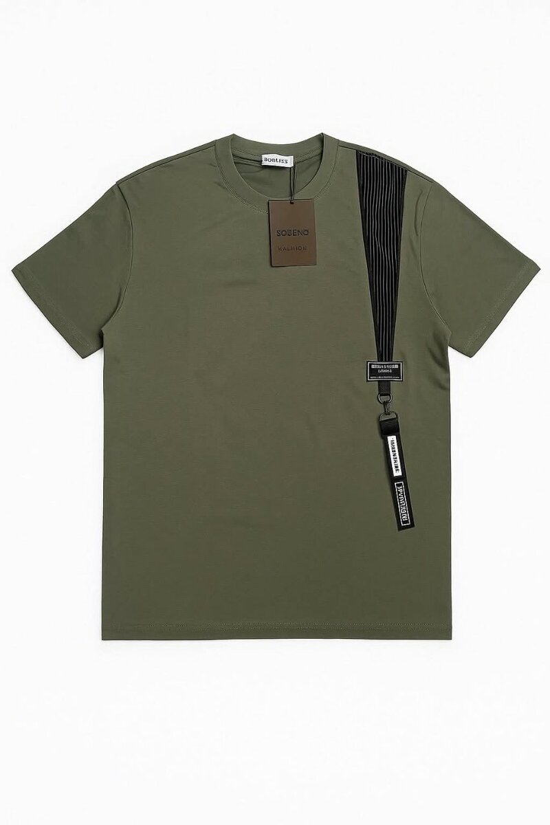 T-shirt imprimé tendance en coton