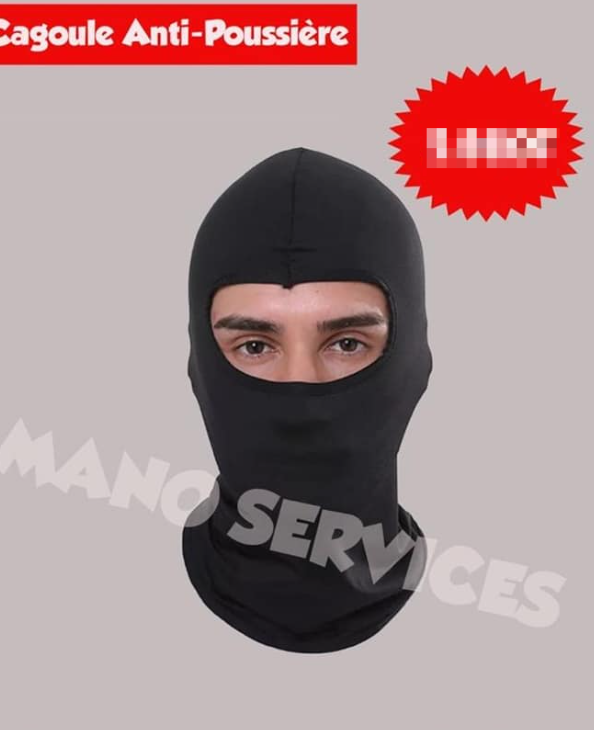 Cagoule Anti-Poussière, Cagoule