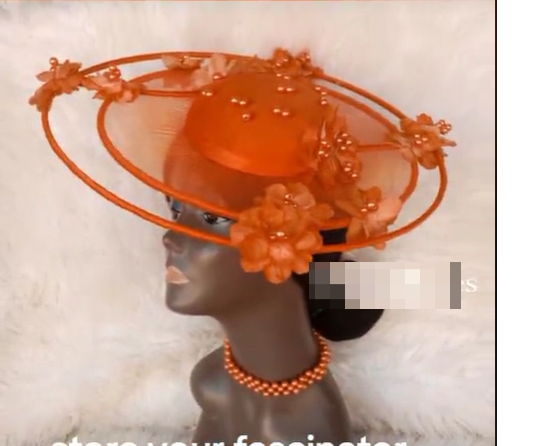 Women's headdress for a wedding celebration