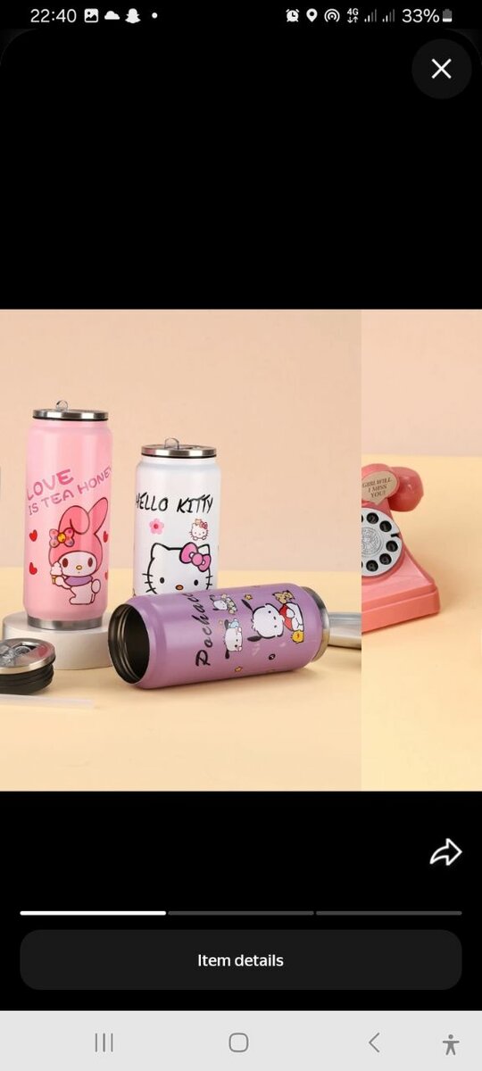 Cute Character Thermos Bottle