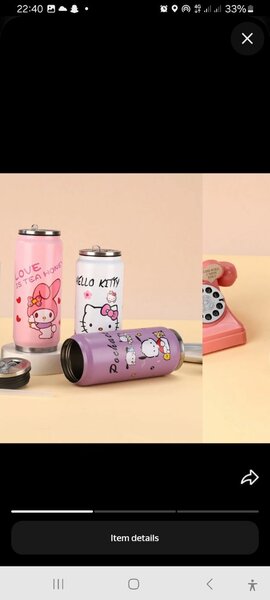 Cute Character Thermos Bottle