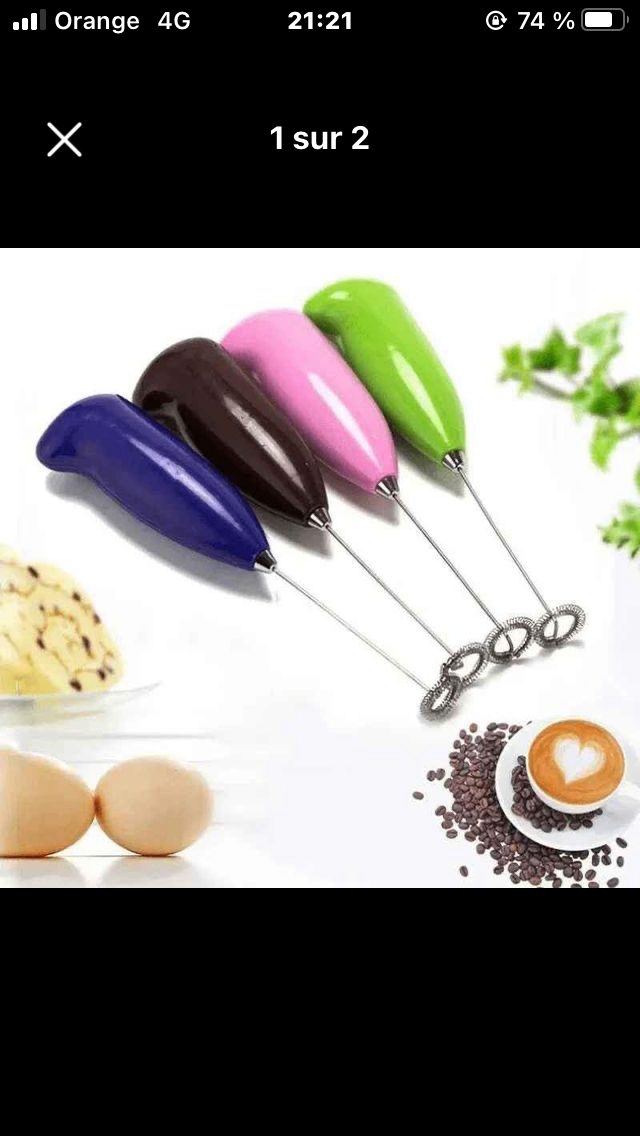 Mini batteur manuels